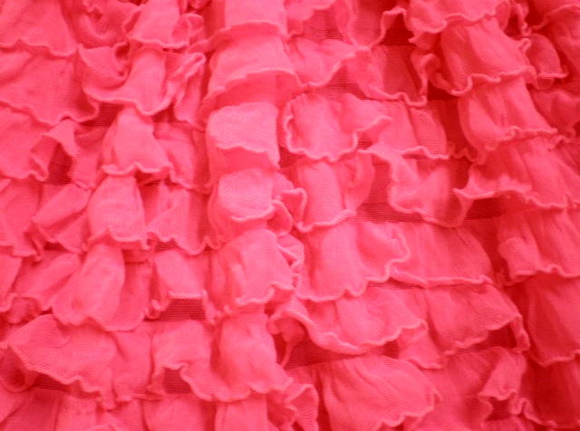 1.Hot Pink Cha Cha Ruffles